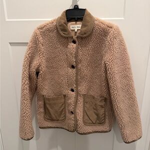 Alex Mill High Pile Fleece Jacket Sherpa Work Jacket Size S